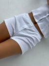Kaya pointelle shorts - White