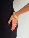Lykke chunky bracelet - Warm beige