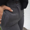 Flare pants with pockets - Grey