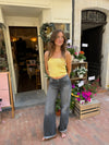 Isla knitted tube top - Yellow