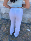 Rebecca linen pants - off white