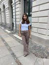 Asta trousers with stripes - Brown