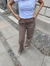 Asta trousers with stripes - Brown