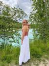 Kiera long skirt - White
