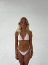 Amara lace bikini - Pink/white