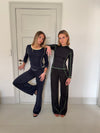 Orlena pants - Navy/yellow