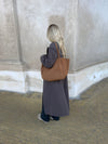 Tolouse suede bag - Camel