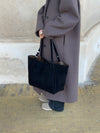 Tolouse suede bag - Black