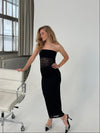 Zera lace top - Black