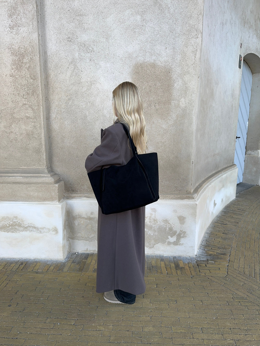 Tolouse suede bag - Black