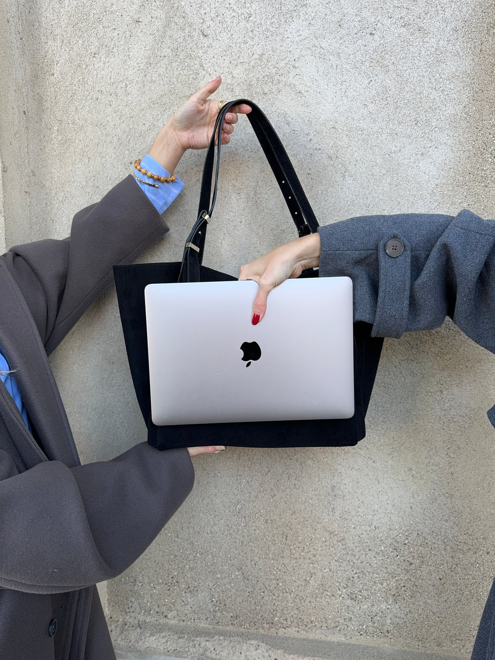 Tolouse suede bag - Black