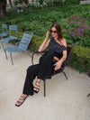Kimmie polka dotted top - Black/white