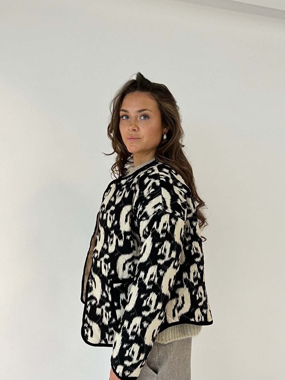 Sasja jacket - Black/white