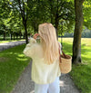 Jamilla mohair cardigan - off white