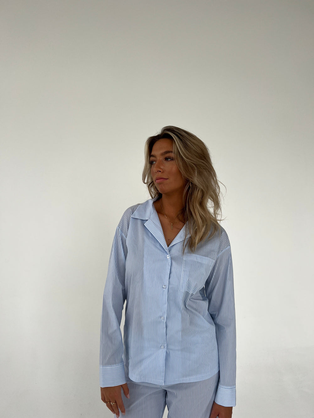 Avana striped pyjama shirt