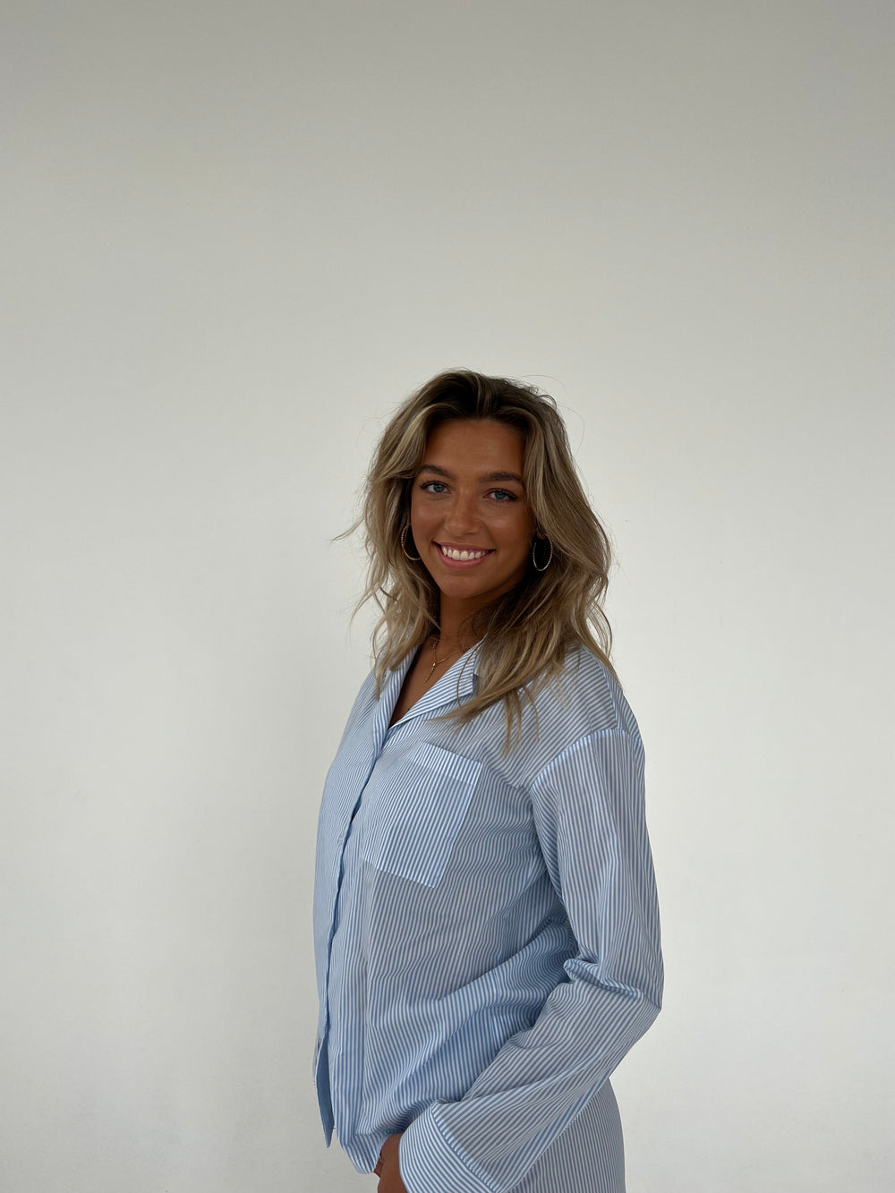 Avana striped pyjama shirt