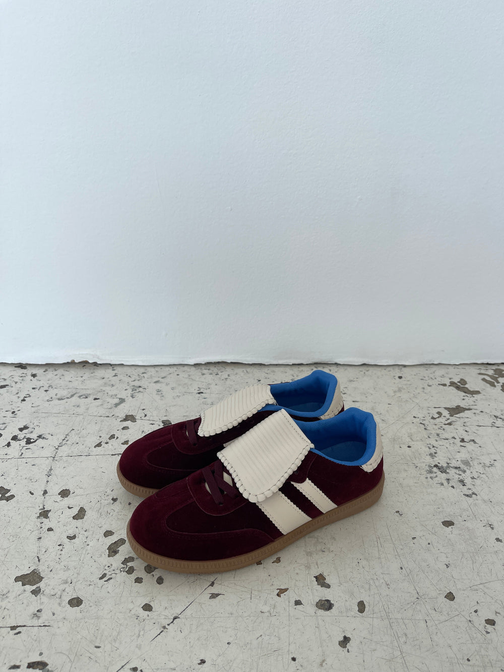 Astana sneakers with cape - Wine red