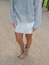 Erla lace skirt - White