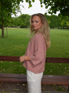 Hedvig knit with short sleeves - Pink