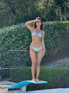 Debora bikini with pattern - gold/purple