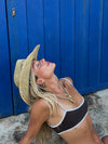 Corinna bikini with white details - Brown