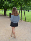 Hedvig knit with short sleeves - Grey