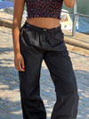 Lesley parachute pants - Black