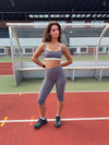 Elevate capri leggings - Stormy grey