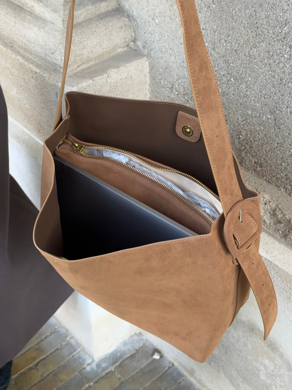 Barcelona shoulder bag - Camel
