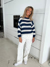 Lisette oversized suit pants in corduroy - Off-white