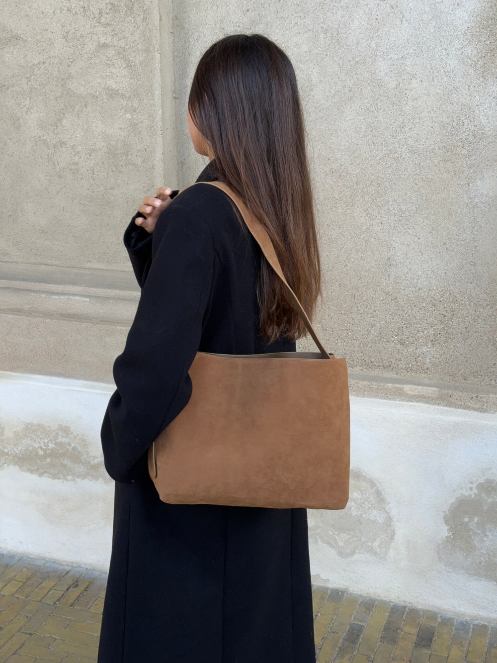 Barcelona shoulder bag - Camel