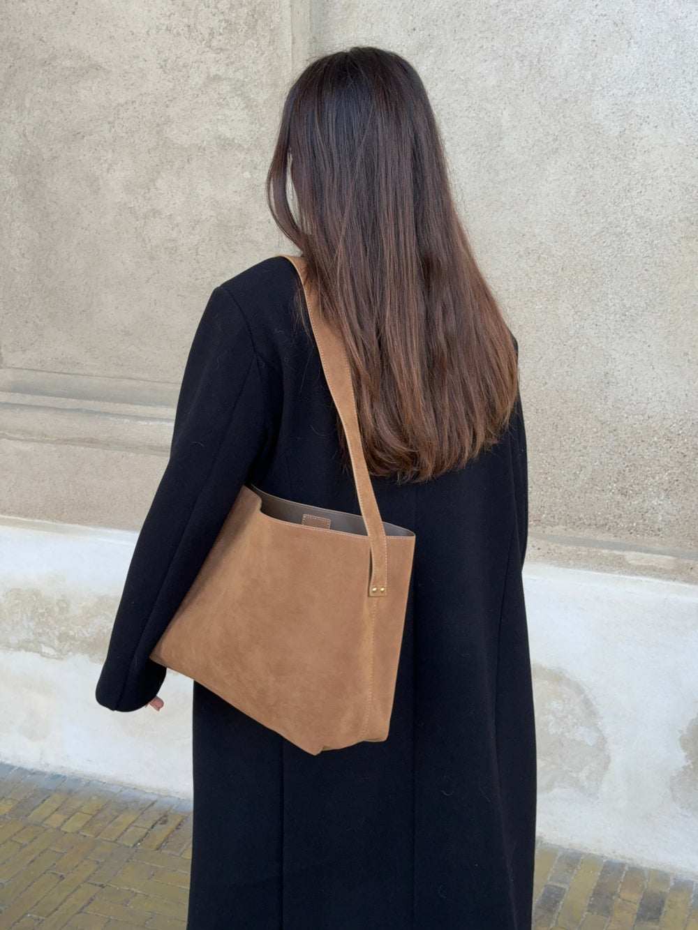 Barcelona shoulder bag - Camel