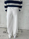 Lisette oversized suit pants in corduroy - Off-white