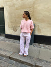Olivia short-sleeved mohair cardigan - Pink
