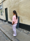 Olivia short-sleeved mohair cardigan - Pink