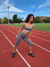Elevate capri leggings - Stormy grey
