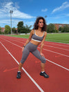 Elevate capri leggings - Stormy grey