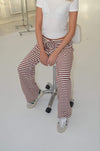 Celine striped pants - Red/white