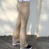 Flare pants with pockets - Light beige