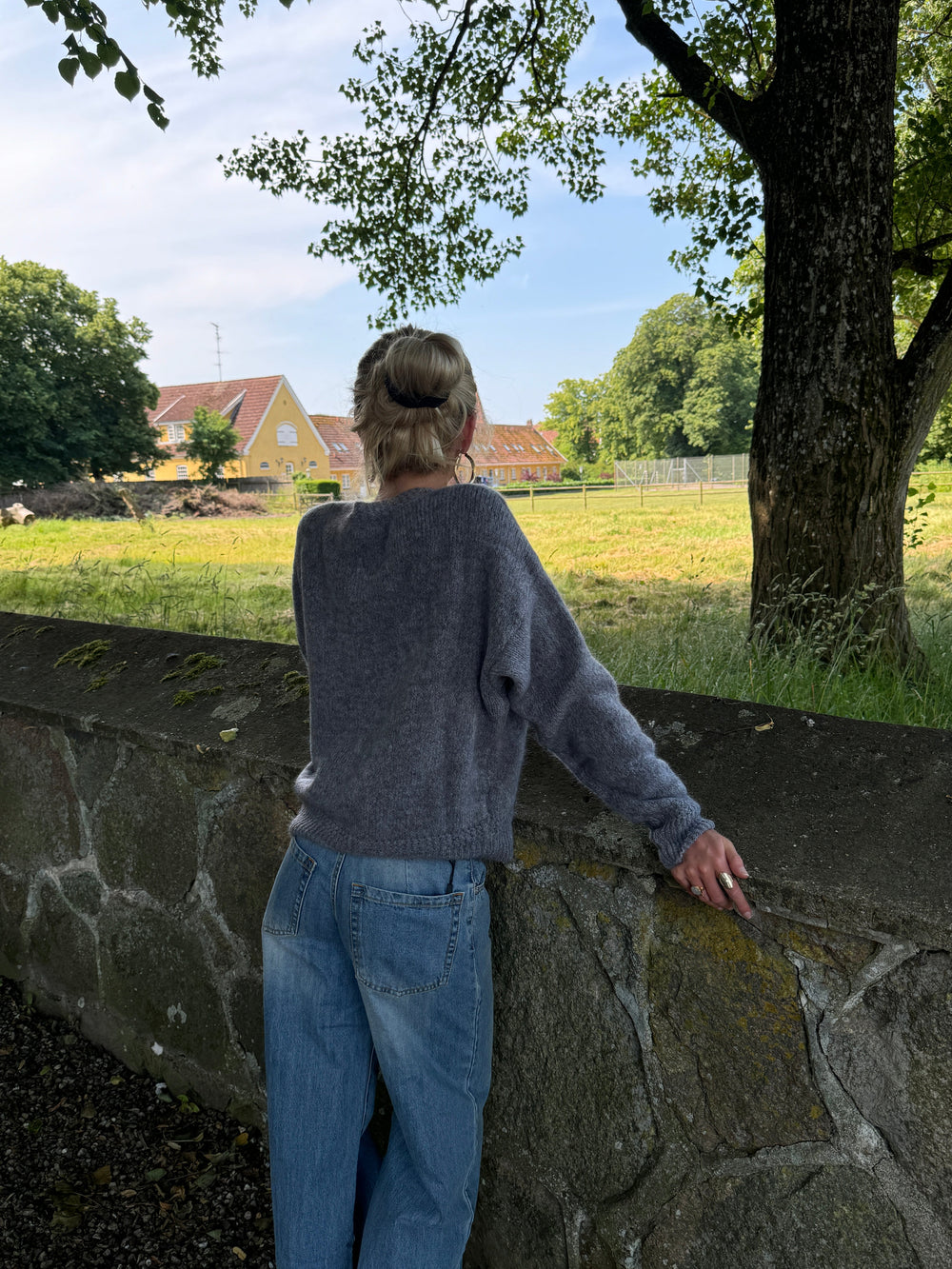 Desideria mohair cardigan - Grey