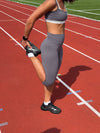 Elevate capri leggings - Stormy grey