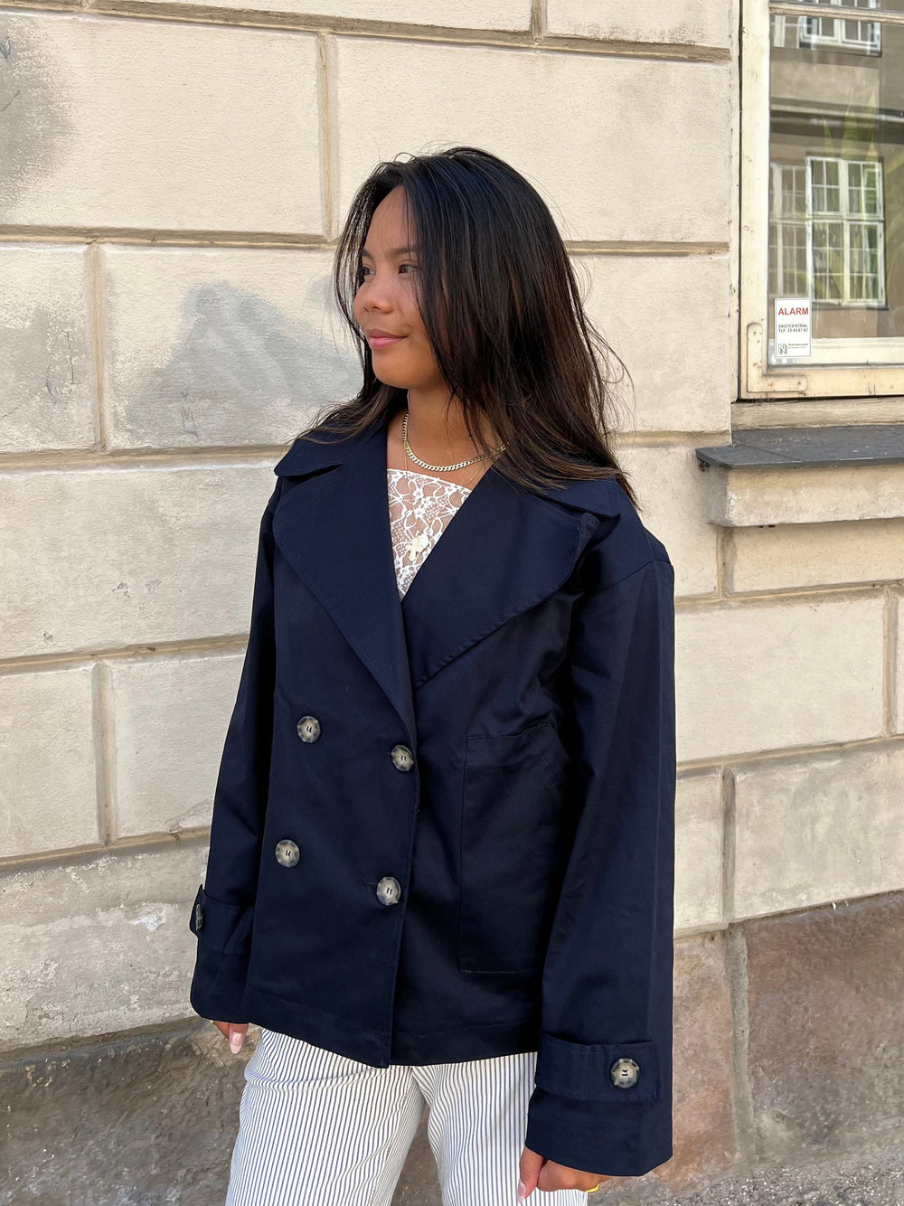 Via trenchcoat - Navy