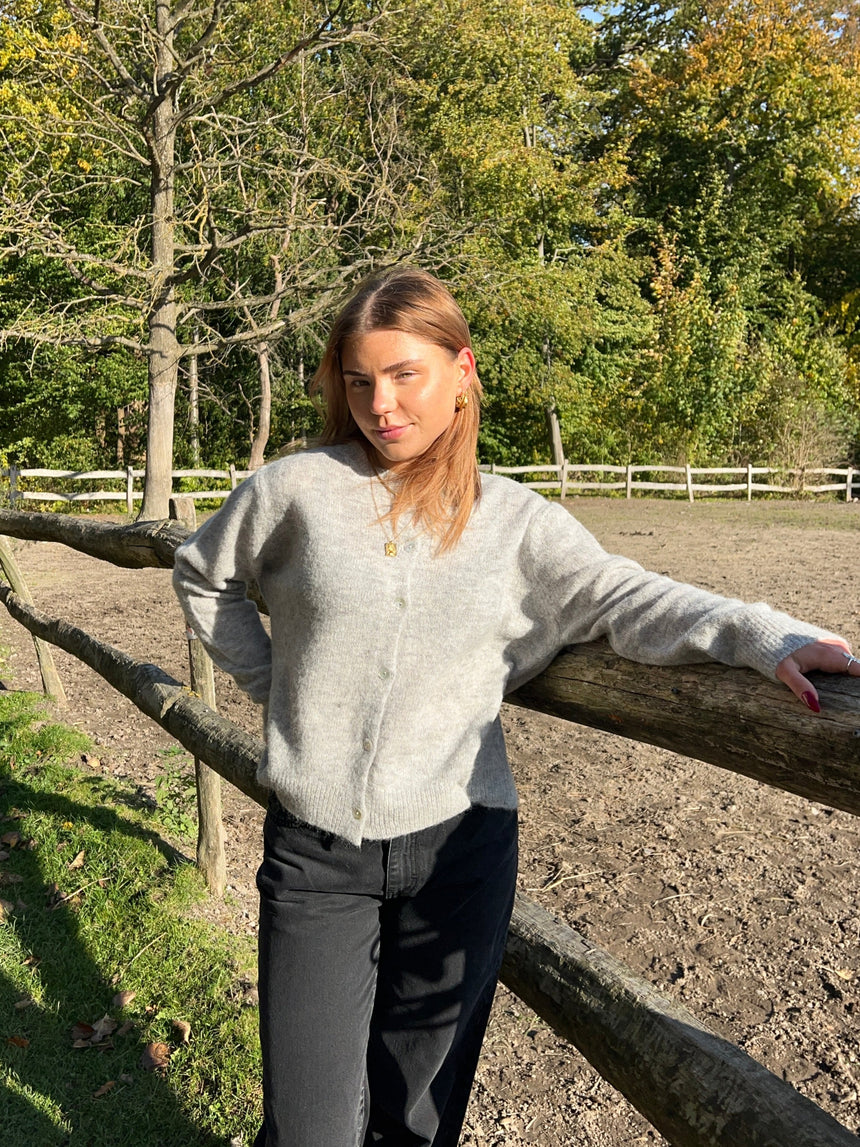 Tilde wool cardigan - Grey