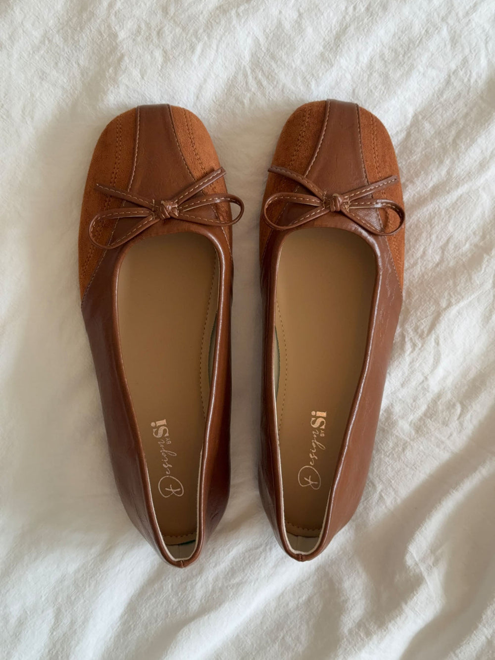 Nuella ballerina - Brown