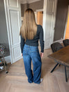 Sessa low-waisted jeans - Blue denim