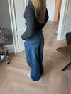 Sessa low-waisted jeans - Blue denim