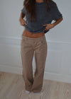 Lovia jeans - Taupe