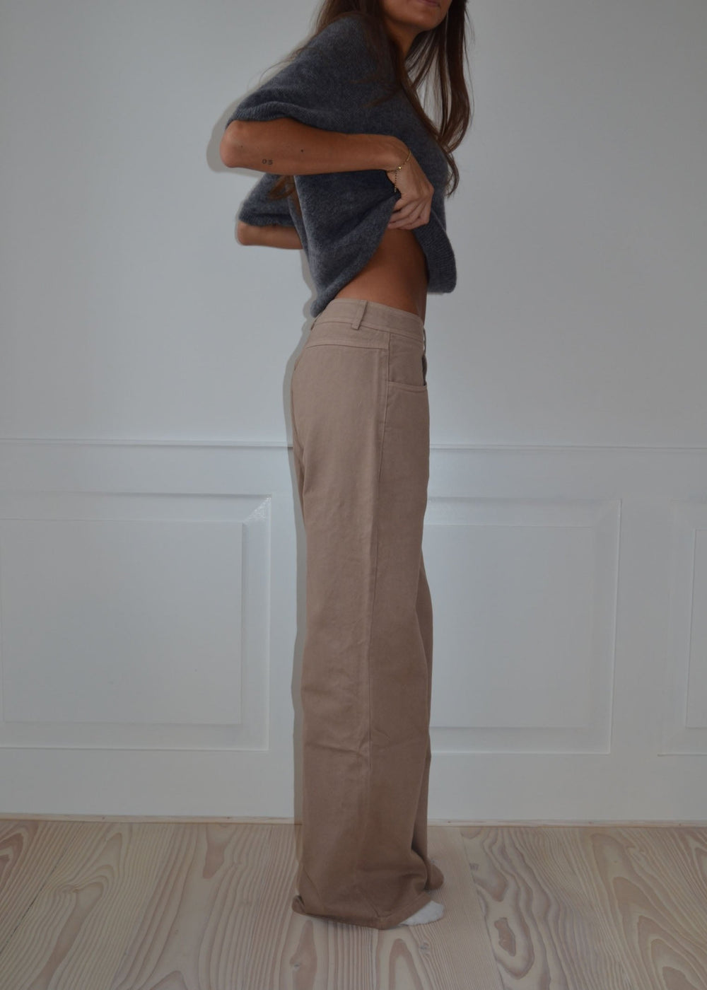 Lovia jeans - Taupe