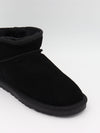 Malabo teddy boots short - Black