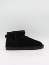 Malabo teddy boots short - Black